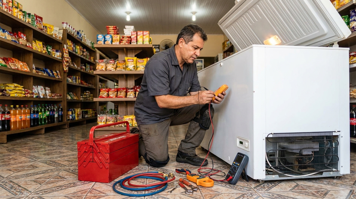 Ajuste de Temperatura do Freezer em Montes Claros‑MG